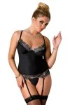 Schwarzes Straphemd Edith von Passion Plus Size kaufen - Fesselliebe