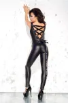 Schwarzes Wetlook Catsuit Doris von Meseduce kaufen - Fesselliebe