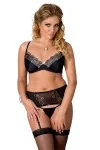 Schwarzes Set Edith von Passion Plus Size kaufen - Fesselliebe