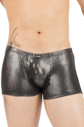 Silberner Herren-Boxer Reptile 60-67 von Look Me kaufen | Fesselliebe