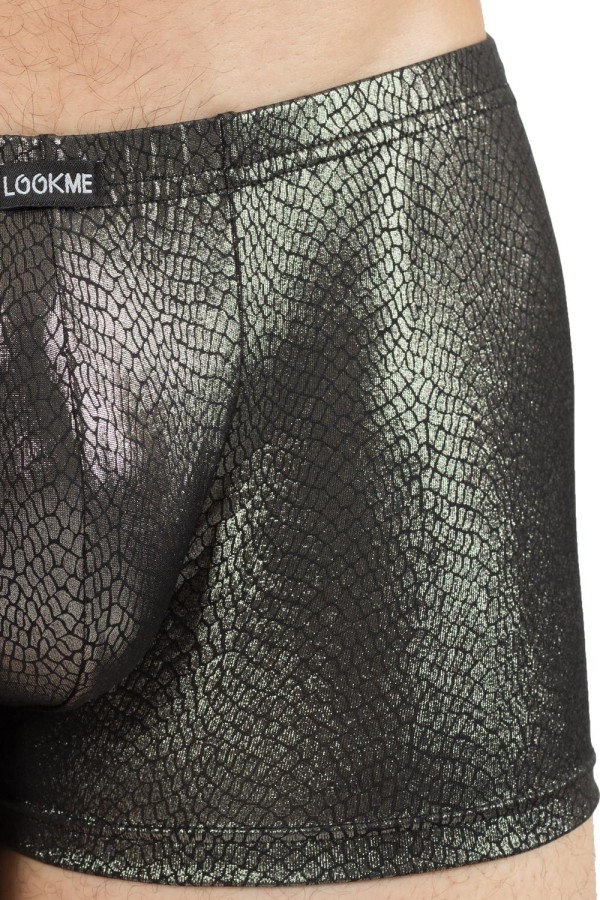 Silberner Herren-Boxer Reptile 60-67 von Look Me kaufen | Fesselliebe