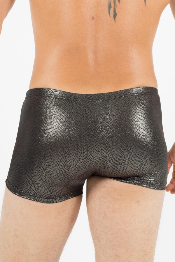 Silberner Herren-Boxer Reptile 60-67 von Look Me kaufen | Fesselliebe