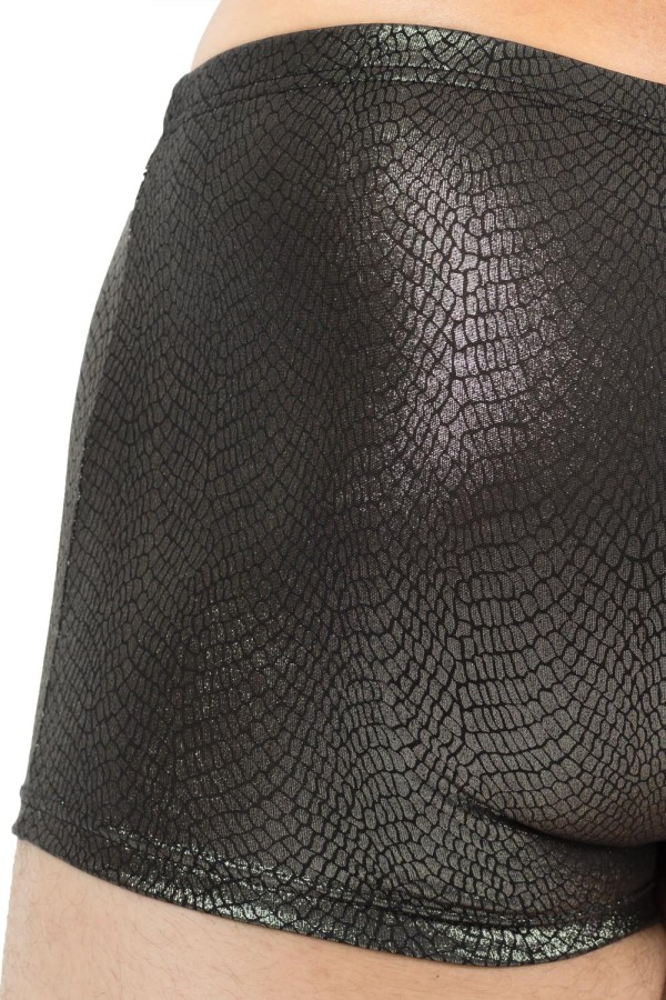 Silberner Herren-Boxer Reptile 60-67 von Look Me kaufen | Fesselliebe