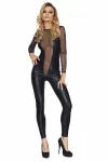 Schwarzes Wetlook Catsuit Molina von 7-Heaven kaufen - Fesselliebe