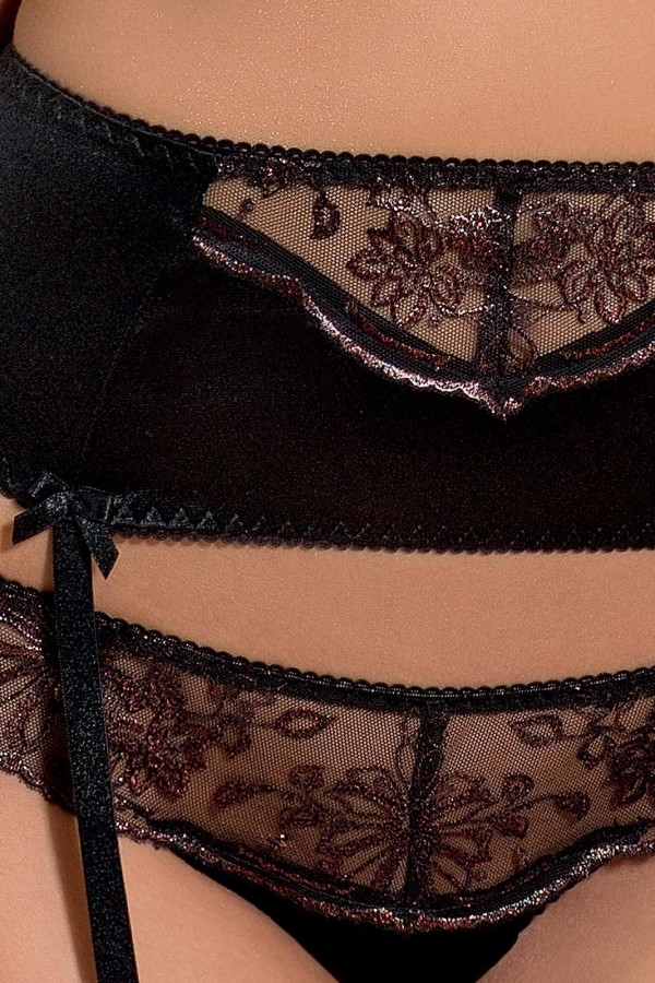 Schwarzes Set Brida von Passion kaufen | Fesselliebe