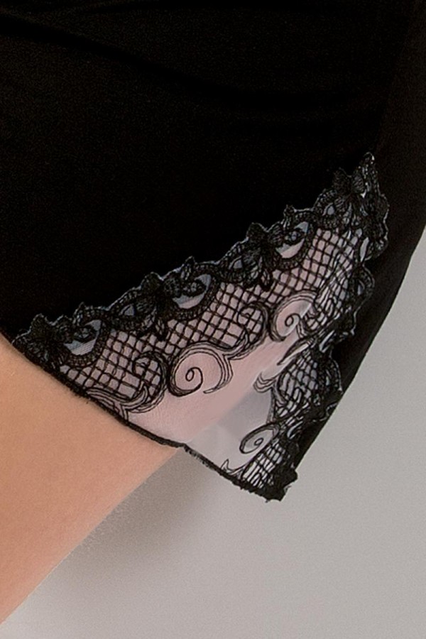 Schwarzes Nachthemd Py063 kaufen | Fesselliebe