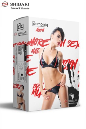 Schwarzes Set Asami von Demoniq Shibari Collection kaufen | Fesselliebe