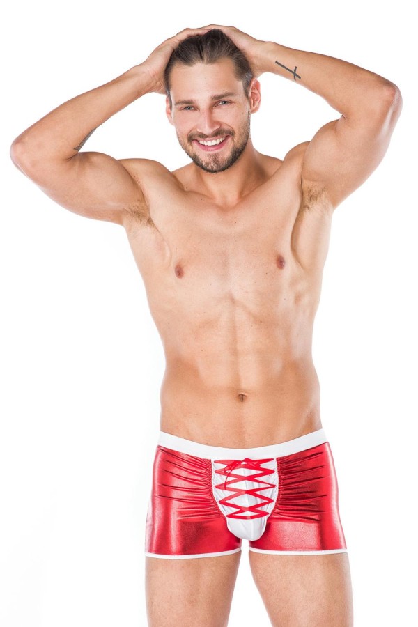 Rot/Weiße Boxershorts Mc/9091 von Andalea kaufen | Fesselliebe