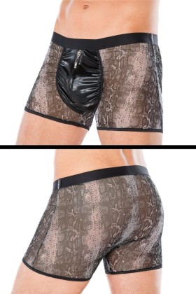 Grau/Schwarze Boxershorts Mc/9095 von Andalea kaufen | Fesselliebe