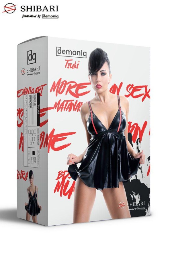 Schwarzes Chemise Tsuki von Demoniq Shibari Collection kaufen | Fesselliebe