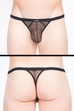 Schwarzer String Malibu 2 92-57 von Look Me kaufen | Fesselliebe