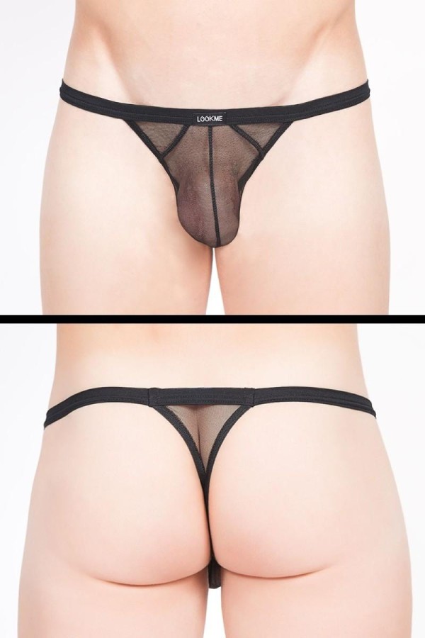 Schwarzer String Malibu 2 92-57 von Look Me kaufen | Fesselliebe