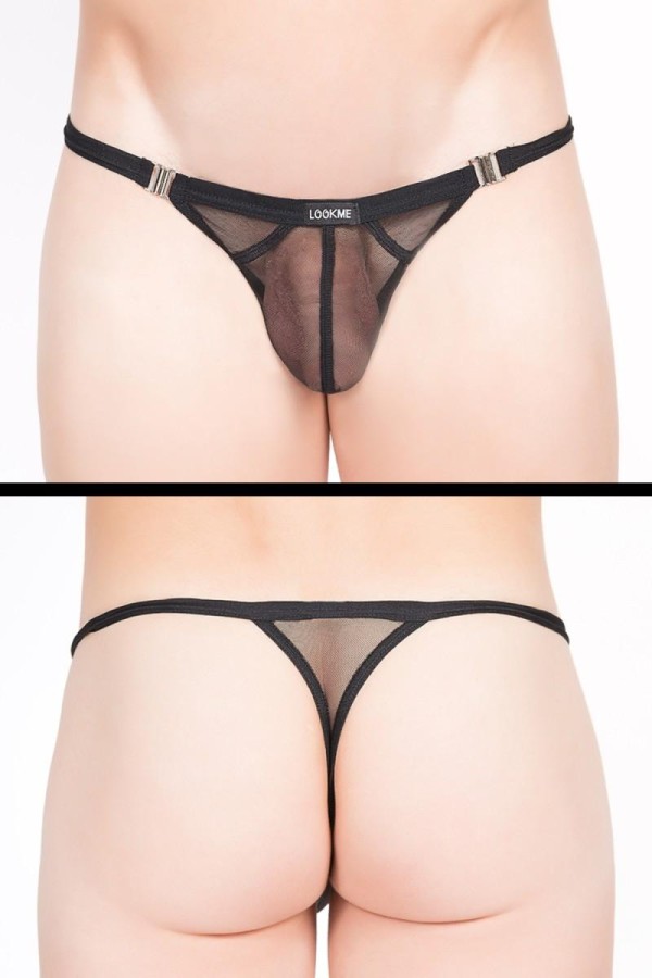 Schwarzer Stripper String Malibu 2 92-58 von Look Me kaufen | Fesselliebe