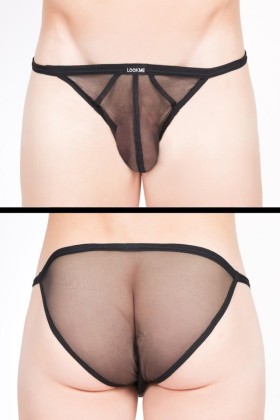 Schwarzer Tanga-Slip Malibu 2 92-61 von Look Me kaufen | Fesselliebe