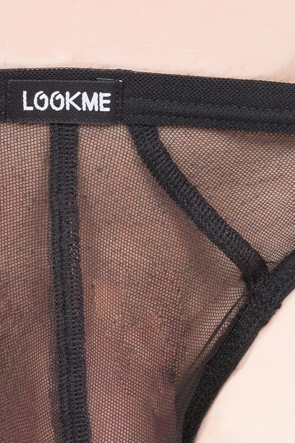Schwarzer Tanga-Slip Malibu 2 92-61 von Look Me kaufen | Fesselliebe