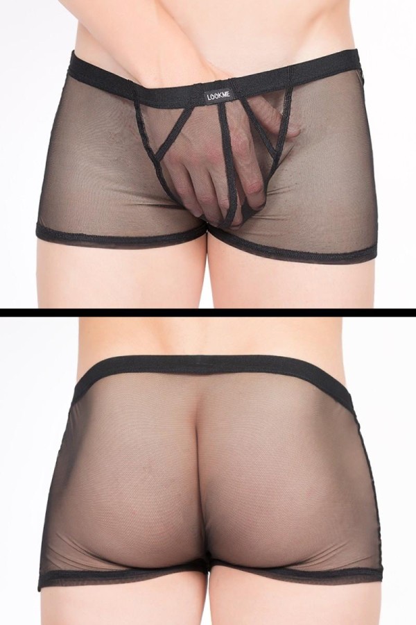 Schwarze Boxer Short Malibu 2 92-67 von Look Me kaufen | Fesselliebe