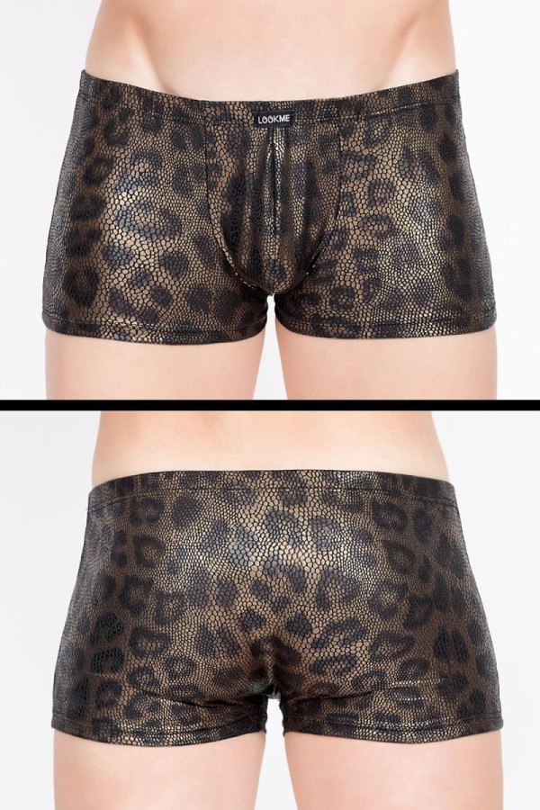 Goldene Boxer Short Panther 702-67 von Look Me kaufen | Fesselliebe