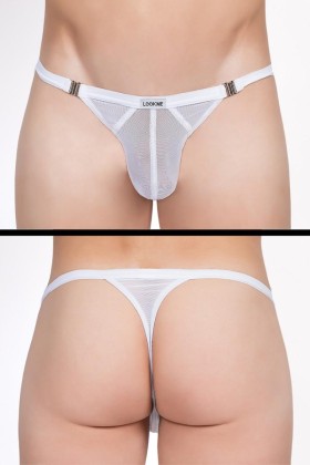 Weißer Stripper String Malibu 2 92-58 von Look Me kaufen | Fesselliebe