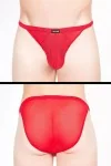 Roter Tanga-Slip Malibu 2 92-61 von Look Me