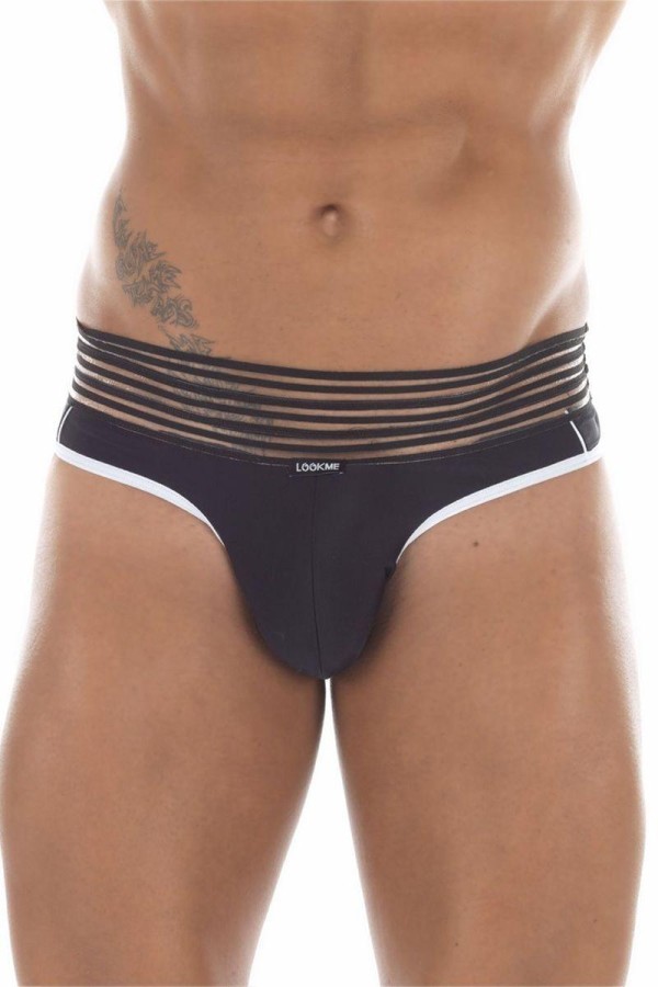 Schwarzer String-Tanga Idol 15-57 von Look Me kaufen | Fesselliebe