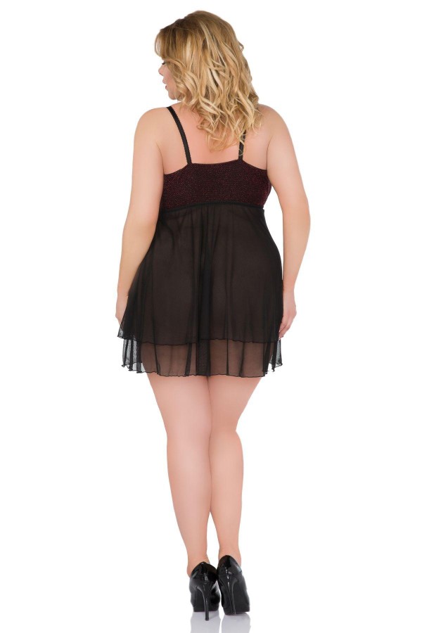 Schwarzes Chemise Sb/1020 von Andalea kaufen | Fesselliebe