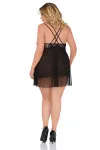 Schwarzes Chemise Sb/1027 von Andalea kaufen - Fesselliebe