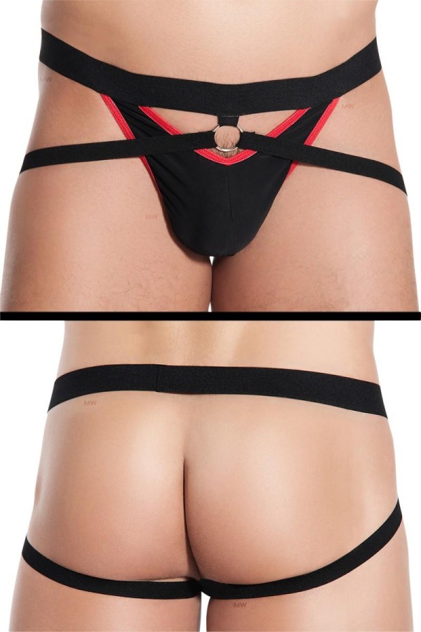 Schwarz/Roter Slip Danny von Meseduce kaufen | Fesselliebe