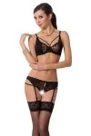 Schwarzes Paulina Set von Passion Erotic Line kaufen - Fesselliebe