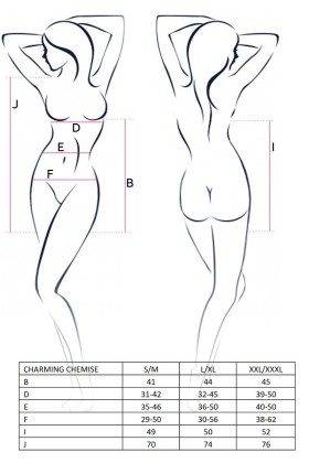 Schwarzer Justina Body von Passion Erotic Line kaufen | Fesselliebe
