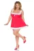 Rotes Chemise Sb/X03 von Andalea