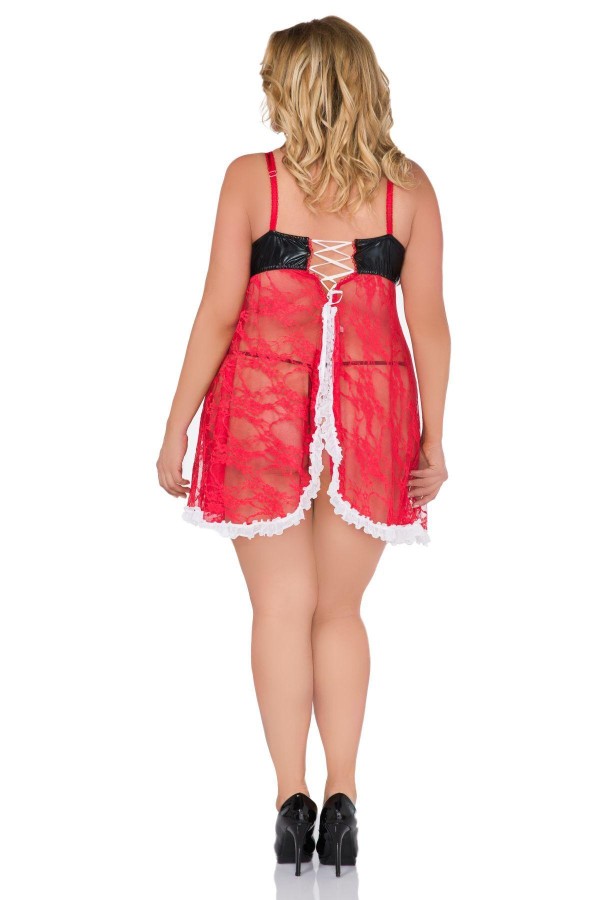 Rotes Chemise Sb/X04 von Andalea kaufen | Fesselliebe