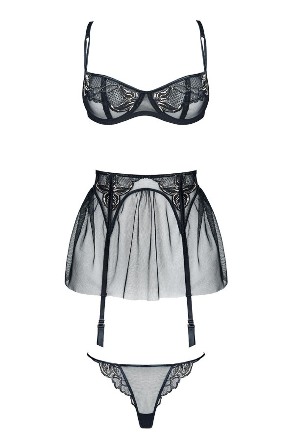 Schwarz/Goldenes Set Catherine von Demoniq Magnetic Collection kaufen | Fesselliebe