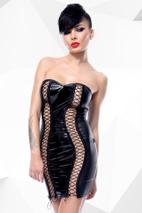 Schwarzes Minikleid Astrid von Demoniq Hard Candy Collection kaufen | Fesselliebe