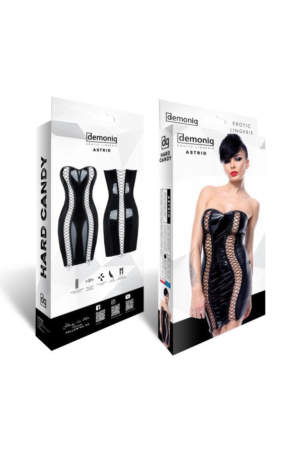 Schwarzes Minikleid Astrid von Demoniq Hard Candy Collection kaufen | Fesselliebe