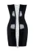 Schwarzes Minikleid Astrid von Demoniq Hard Candy Collection