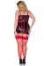 Schwarz/Rotes Chemise Z/5022 von Andalea