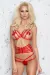 Rotes Loretta Set von Meseduce Gold And I Collection