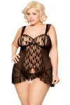 Schwarzes Chemise Bianca 1818 von Softline Plus Size kaufen - Fesselliebe