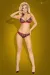 Schwarz/Rotes Splendeur Set von Provocative Gold Lingerie