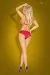 Schwarz/Rotes Splendeur Set von Provocative Gold Lingerie