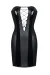 Schwarzes Minikleid Irma von Demoniq Hard Candy Collection