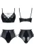 Schwarzes Set Jessica von Demoniq Hard Candy Collection