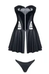 Schwarzes Minikleid Rita von Demoniq Hard Candy Collection kaufen - Fesselliebe