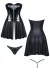 Schwarzes Minikleid Rita von Demoniq Hard Candy Collection