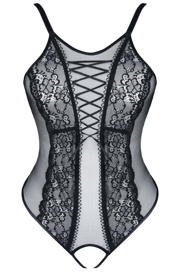 Schwarzer Ouvert Body Margot von Demoniq Look At Me Collection kaufen | Fesselliebe