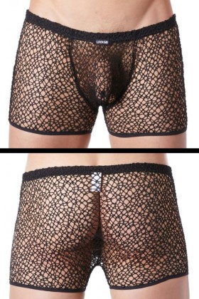 Schwarze Netz Boxer Short Fetish 810-67 von Look Me kaufen | Fesselliebe