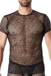 Schwarzes Netz T-Shirt Fetish 810-77 von Look Me kaufen - Fesselliebe