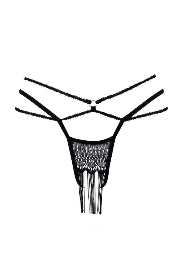 Schwarzer String Ouvert Aretusa von Anais Apparel Luxury Lingerie kaufen | Fesselliebe