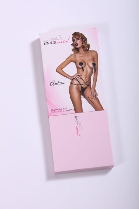 Schwarzer String Ouvert Aretusa von Anais Apparel Luxury Lingerie kaufen | Fesselliebe