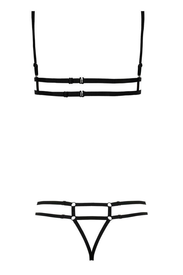 Schwarzes Set Echo von Anais Apparel Luxury Lingerie kaufen | Fesselliebe